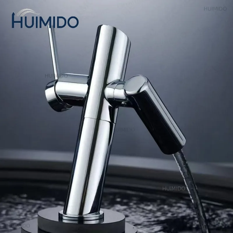 Multifunctional Bathroom Faucet Double Modes Cold Mixing Faucet 360 ° Rotating Faucet Matte Black Single Handle Vessel Sink Tap