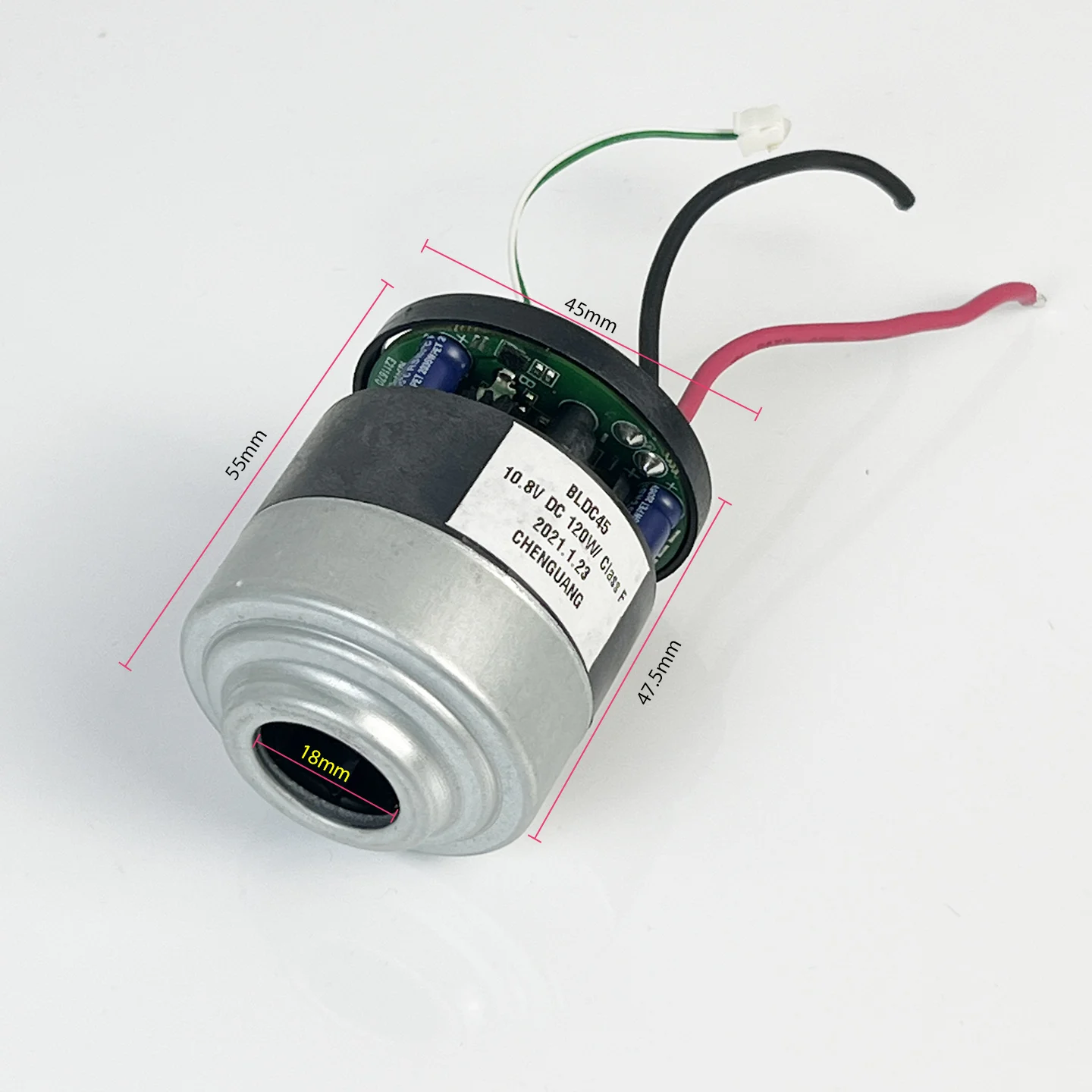 Mini 45mm BLDC 10.8V 11.1V 120W 100000rpm Ultra-high Speed Brushless Motor Turbo Fan For Handheld Vacuum Cleaner