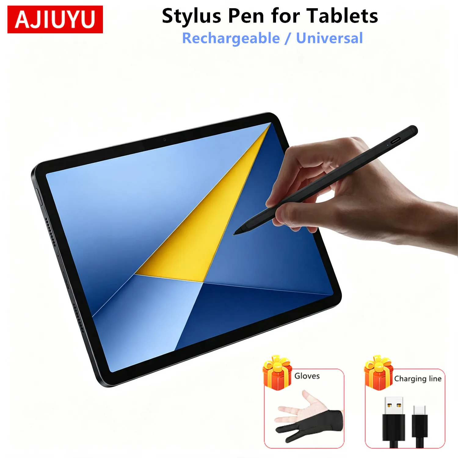 Wiederaufladbarer Stylus-Stift für Xiaomi MI Pad 8 7 6 5 Pro 6S Redmi Pad 2 SE 8.7 11 Zoll Poco Pad X1 C1 M1 Tablet-Bildschirm-Touchpen