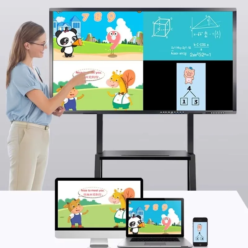 

[Hot Sale] High Definition 86 Inch Touch Screen Interactive Whiteboard Multi-Touch Interactive Flat Board