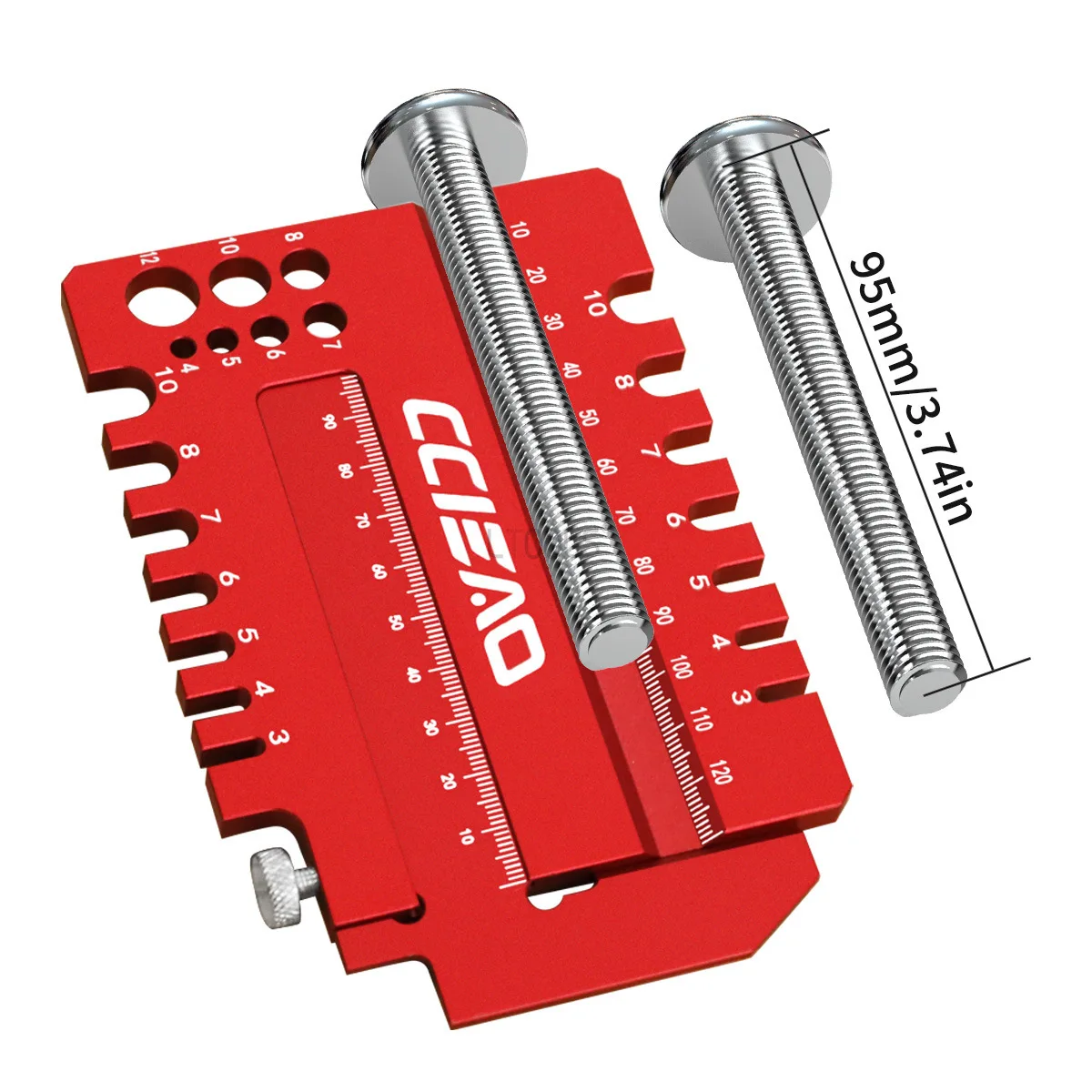 2in1木工プッシュハンドル補助工具ジョイント＆テノンマウンテンテーブルソー反転カードゲージアルミ合金素材