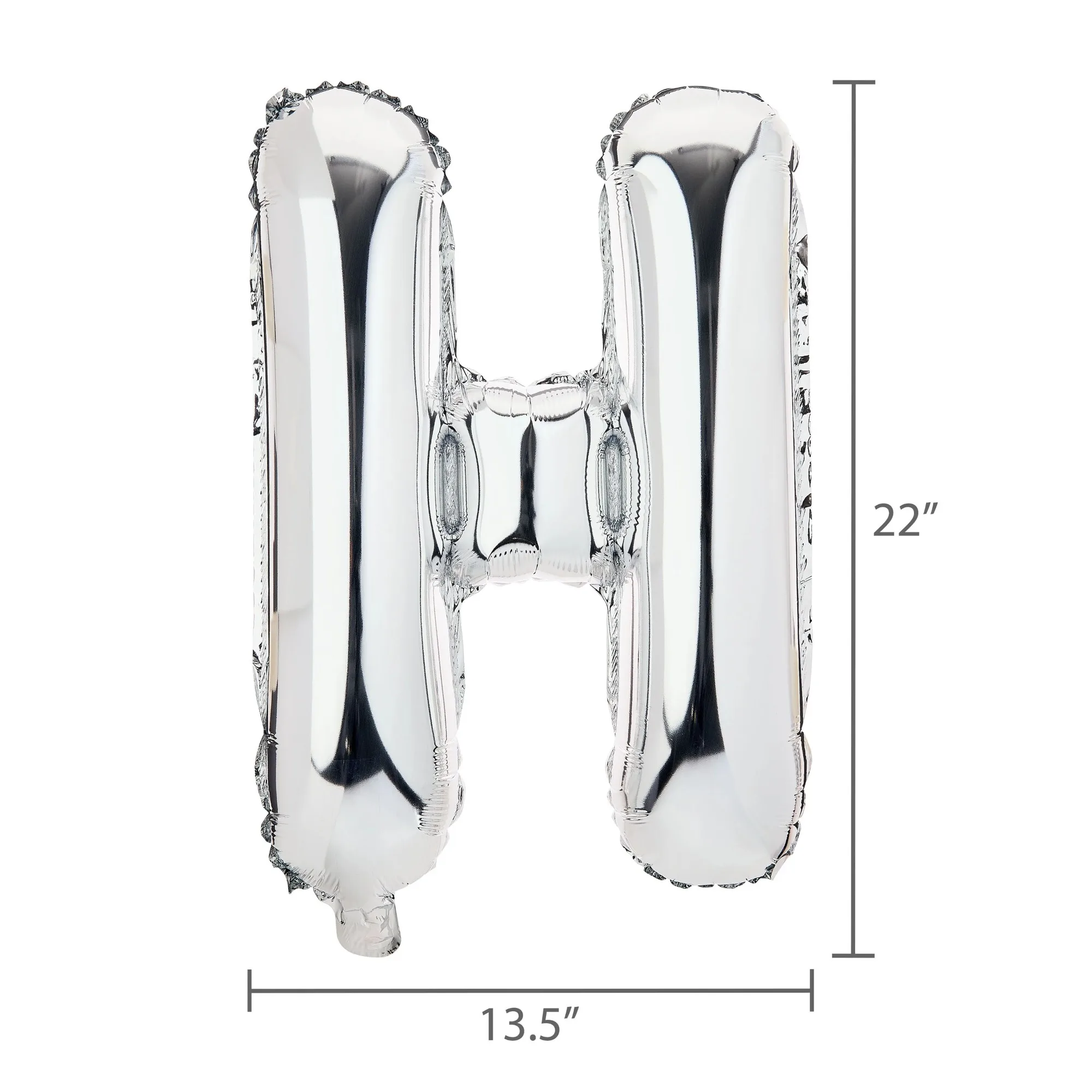 Серебряный баннер для воздушных шаров с днем рождения, 16 шт.