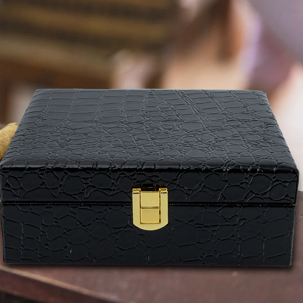 

2 Pcs Cigar Storage Box Protective Portable Compact Case Humidor Hold Travel Container Wear Resistant Proof Handling Holder