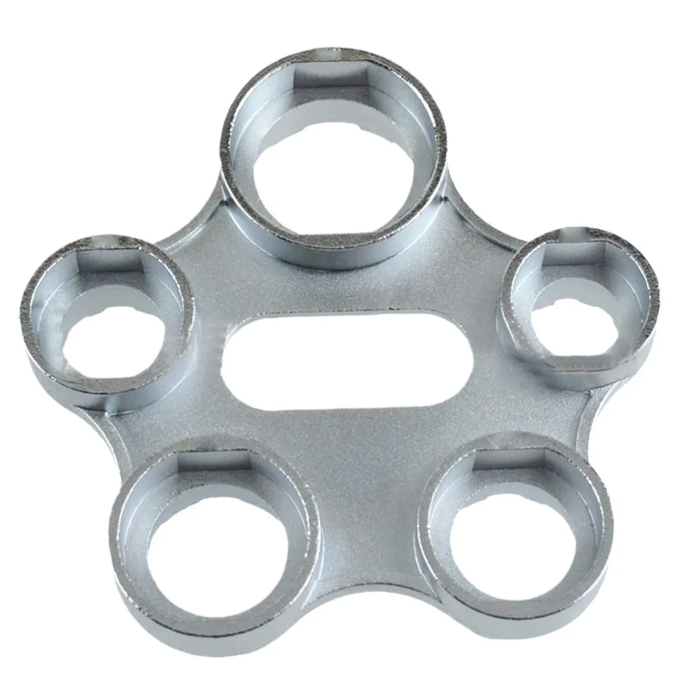 Multi Size Faucet Aerator Nozzle Wrench Key Tool Zinc Alloy Build for Reliable Faucet Maintenance and Aerator Service