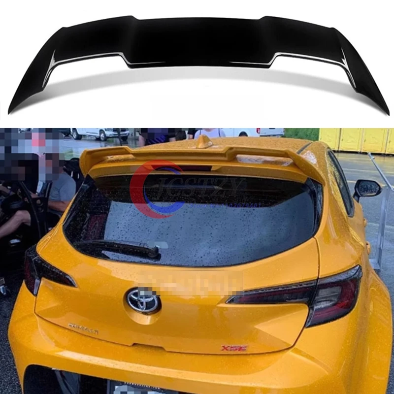 For Toyota Corolla Hatchback E210 5Door 2019 2020 2021 2022 2023 Year Spoiler Rear Wing Body Kit Accessories ABS Plastic view 2