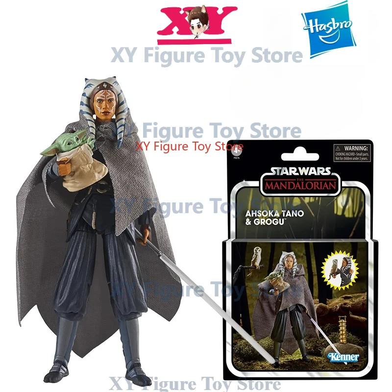 Hasbro Kenner Звездные войны Мандалорец Асока Тано Грог Винтажная коллекция 3,75 дюймов оригинальная фигурка модель игрушки