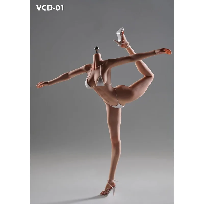 

1/6 VERYCOOL VCD-01/02 Medium Chest Female Seamless Makeup Body 12'' Action Figure Pale Ordinary Wheat Silicone Body in Stock