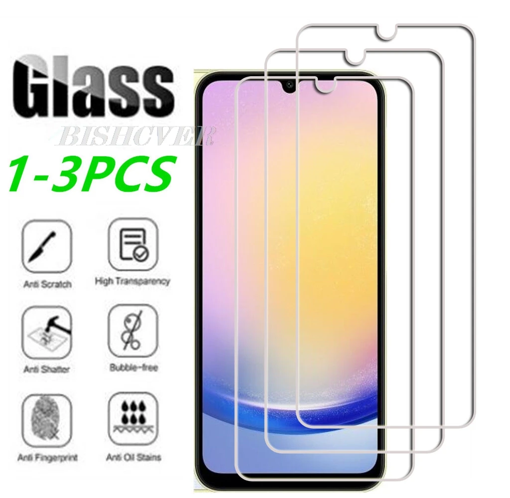 Tempered Glass Protective For Samsung Galaxy A15 4G 5G GalaxyA34 A34 A24 GalaxyA15 Screen Protector Smart Phone Cover Film