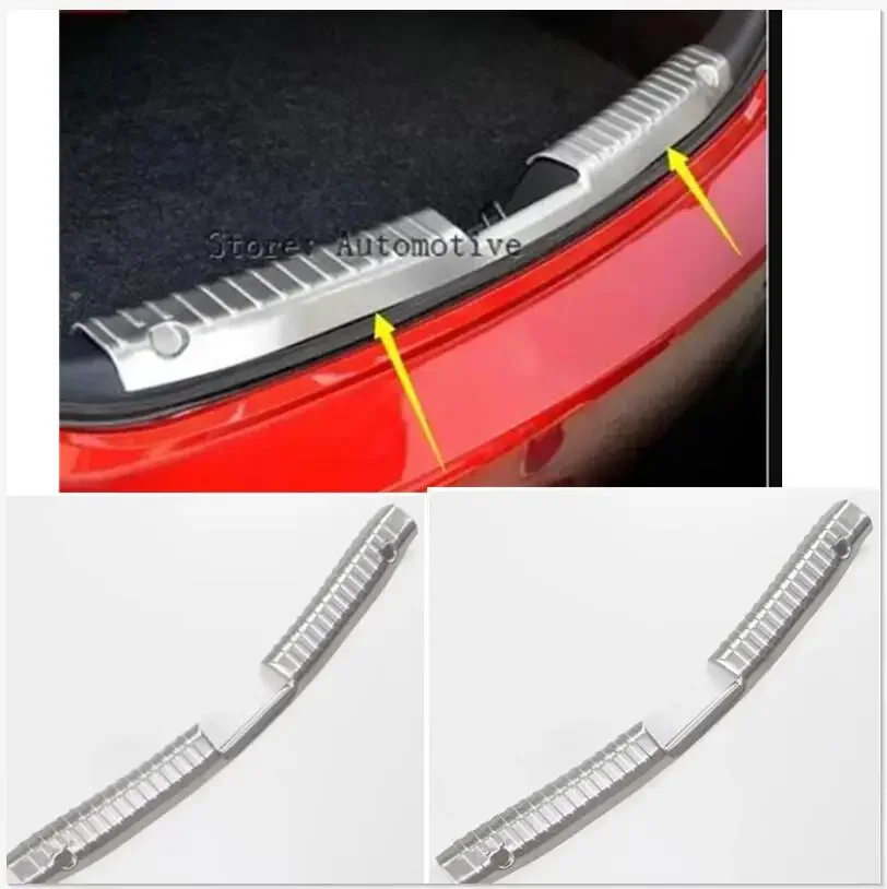 

Quality Car Rear Trunk Bumper Protector Guard Plate trim 1 pcs for Mazda 6 2014 2015 2016 2017 2018 19 20 Atenza accessories +