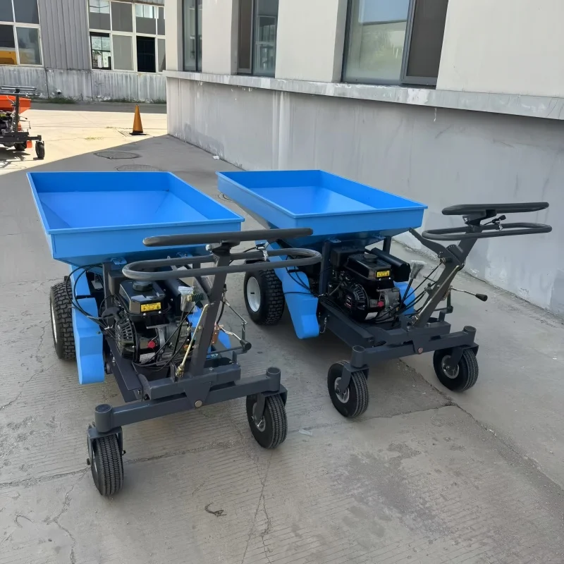 Small-scale Agricultural Use Self-propelled Fertilizer Spreading Machine Efficient Agricultural Planting Equipment
