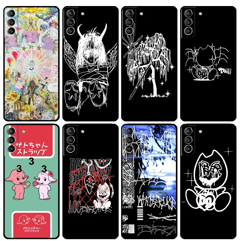 Drain Gang Case For Samsung Galaxy S23 S22 Ultra S9 S10 S22 Plus Note 10 20 Ultra S20 FE S21 FE Cover