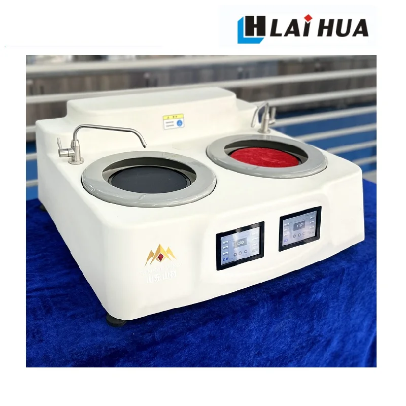 Automatic Metallographic Grinding Polishing Machine Laboratory Equipment Lapidary Polishing Metallurgical specimen