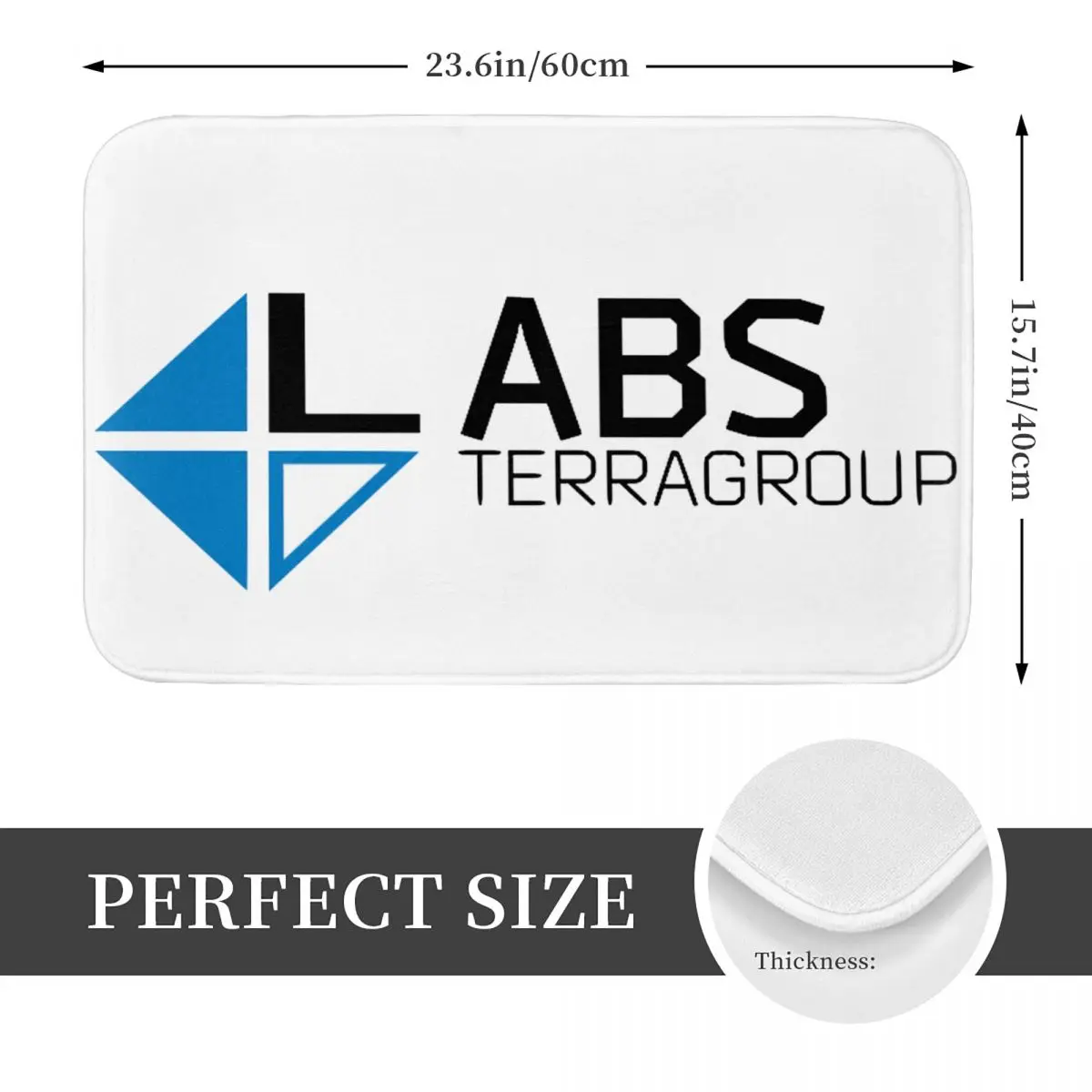 TerraGroup Labs Icon - Escape From Tarkov Anti-slip Doormat Floor Mat Absorbent Mat Carpet Rug for Kitchen Entrance Home Room