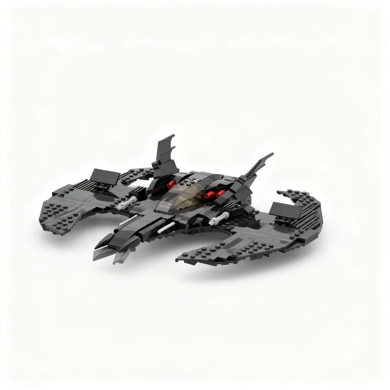 478 pièces MOC Batwing Version Tim Burton Super Héros DC Bat Modèle Blocs de Construction Jouet Cadeau de Noël Briques de Présentation