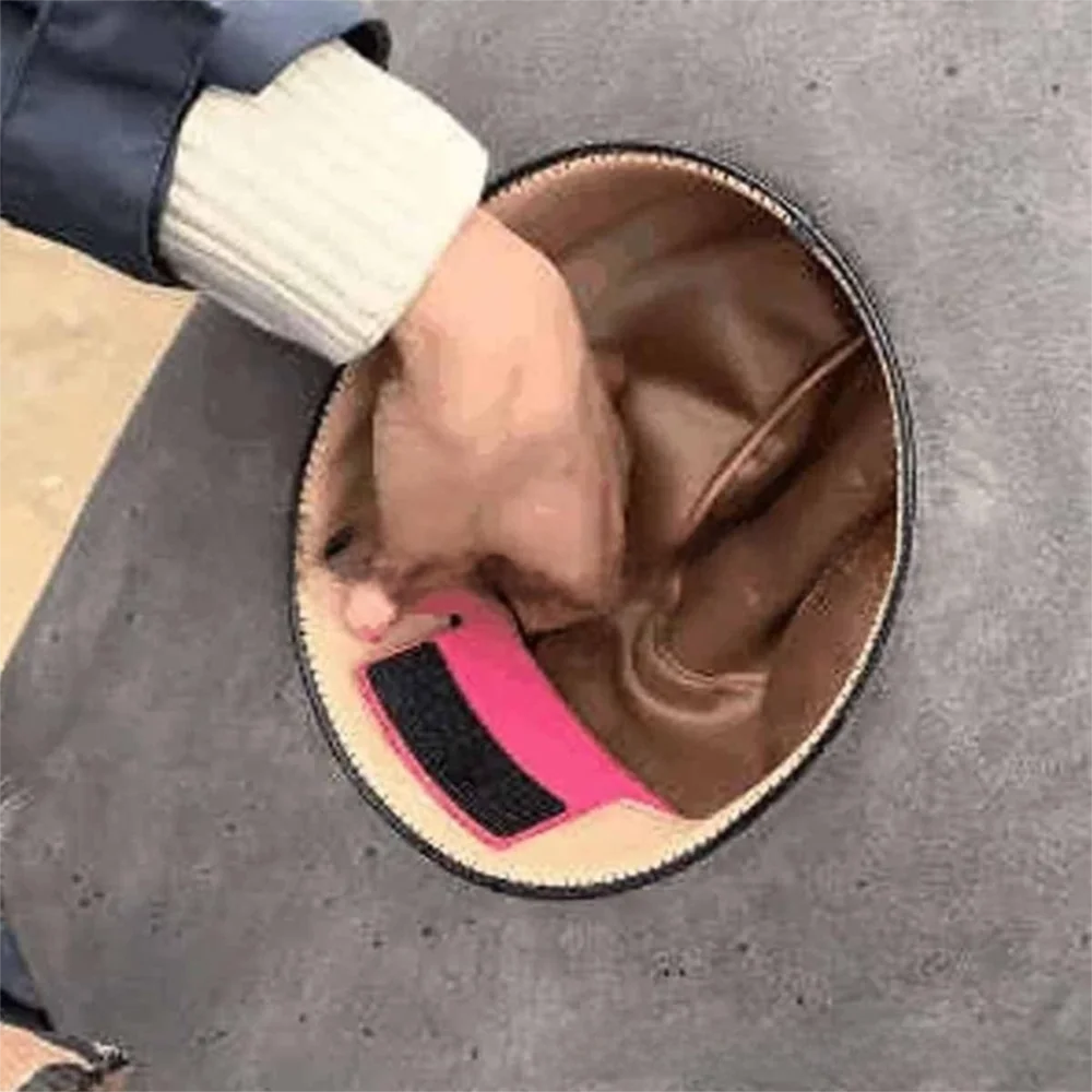 Portable Solid Color Cowboy Hat Cinch Detachable with Lanyard Hat Rope Keychain Leather Hat Strap Clip Outdoor