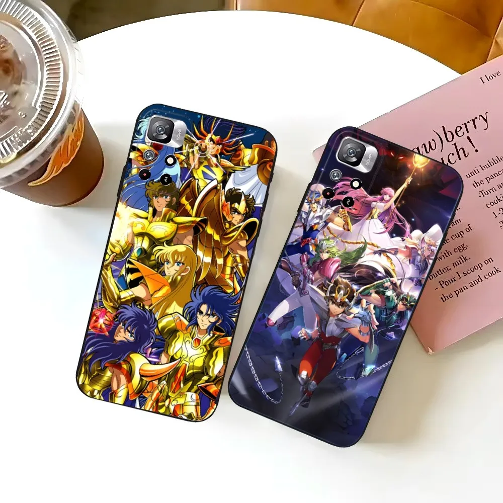 S-Saint Seiya Knights Zodiac Phone Case For Samsung S25,S24,S23,S22,S21,FE,S30,S20,S10,Plus,Ultra,Lite 5G Silicone Cover