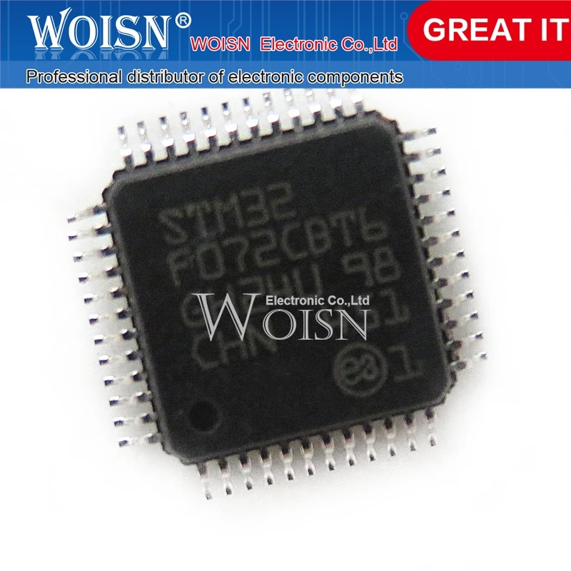 

5PCS STM32F072CBT6 STM32F072 QFP-48