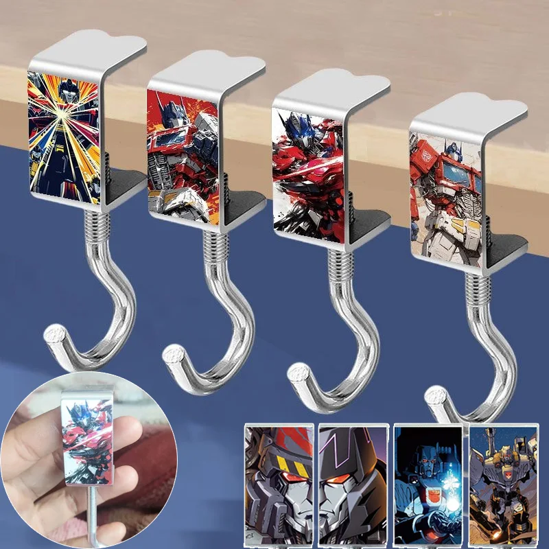Hasbro Transformers Verstelbare Bureau Rand Haak Bureauhanger Student Rugzak Opslag Ophanghaak Thuiskantoor Organisator Geschenken Nieuw