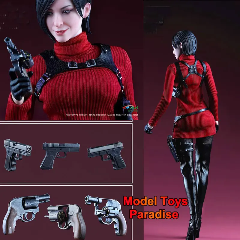 

BY-ART BY-021 1/6 Scale Woman Soldier Ada Wong Clothes Set With Mobile Eye Head Carving Fit 12'' Action Figure Body