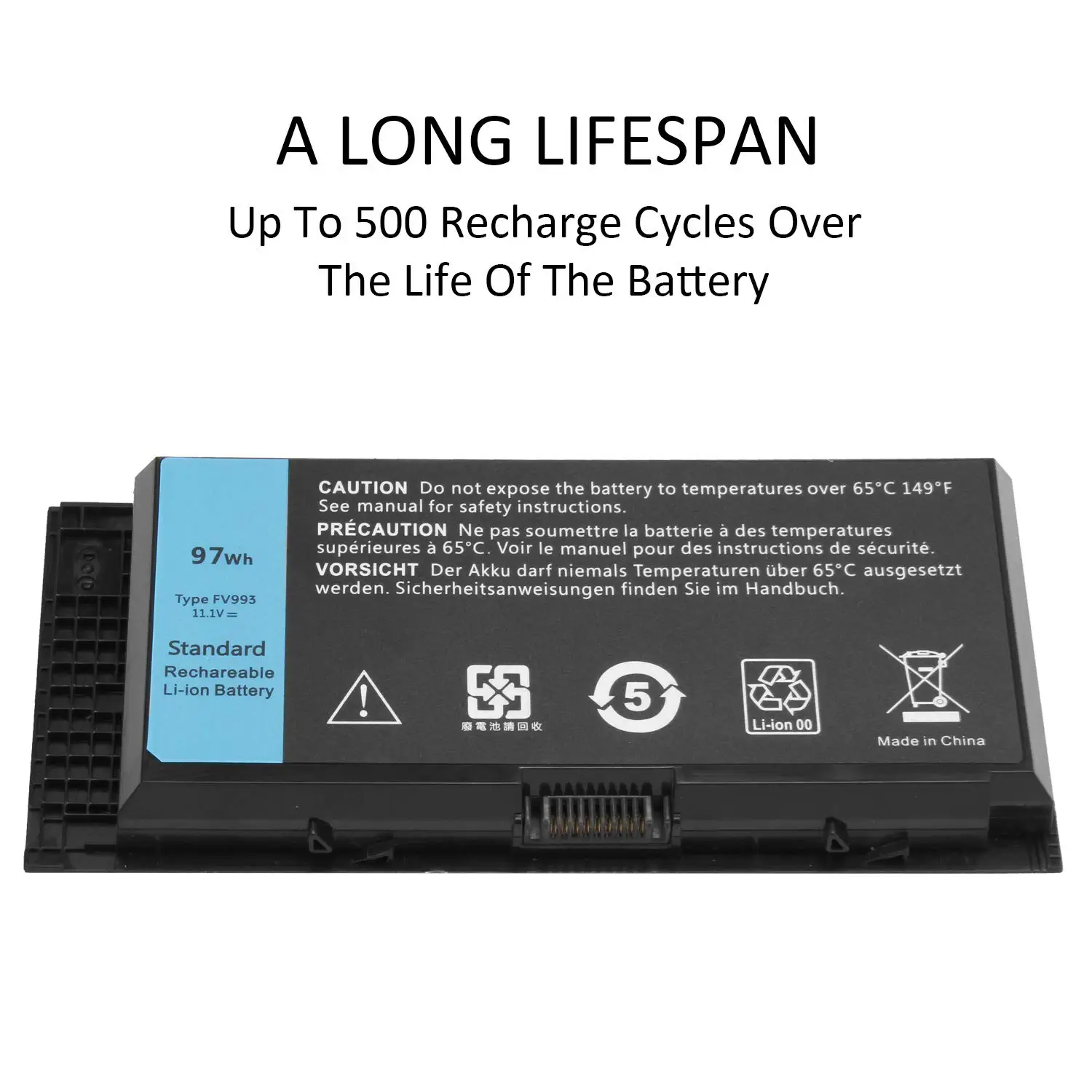 FV993 Laptop Battery for Dell Precision M4600 M4700 M4800 M6600 M6700 M6800 Series KJ321 FJJ4W R7PND J5CG3 1C75X PG6RC 451-11742