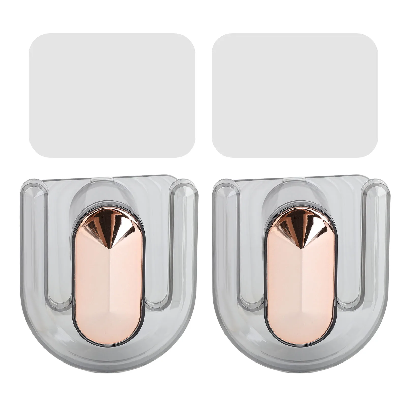 2 قطعة رف النعال الحائط البلاستيك القوي الفضاء إنقاذ النعال مقاوم للماء شماعات للمنزل الحمام صالون النعال شماعات #6