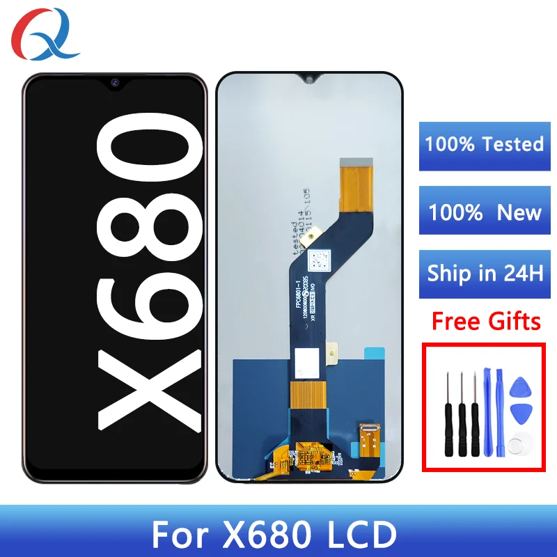 Pantalla LCD For infinix Hot 9 Play X680 X680B LCD Display Screen Touch Digitizer Assembly For Infinix X680 Display