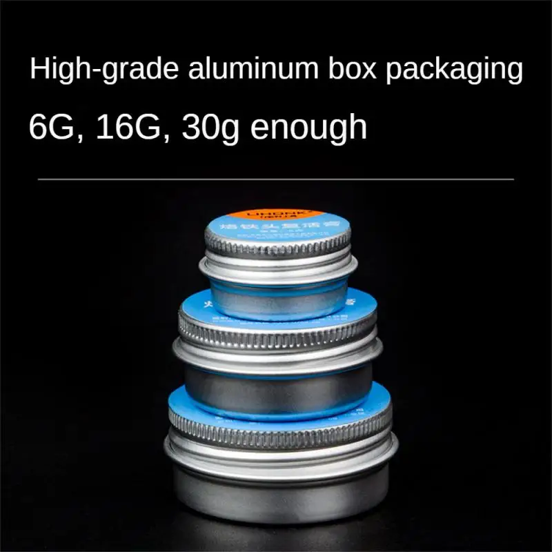 6/16/30G Solder Cream Electrical Soldering Iron Tip Refresher Clean Paste Solder Iron Head Resurrection Nonstick Tin Repair Tool