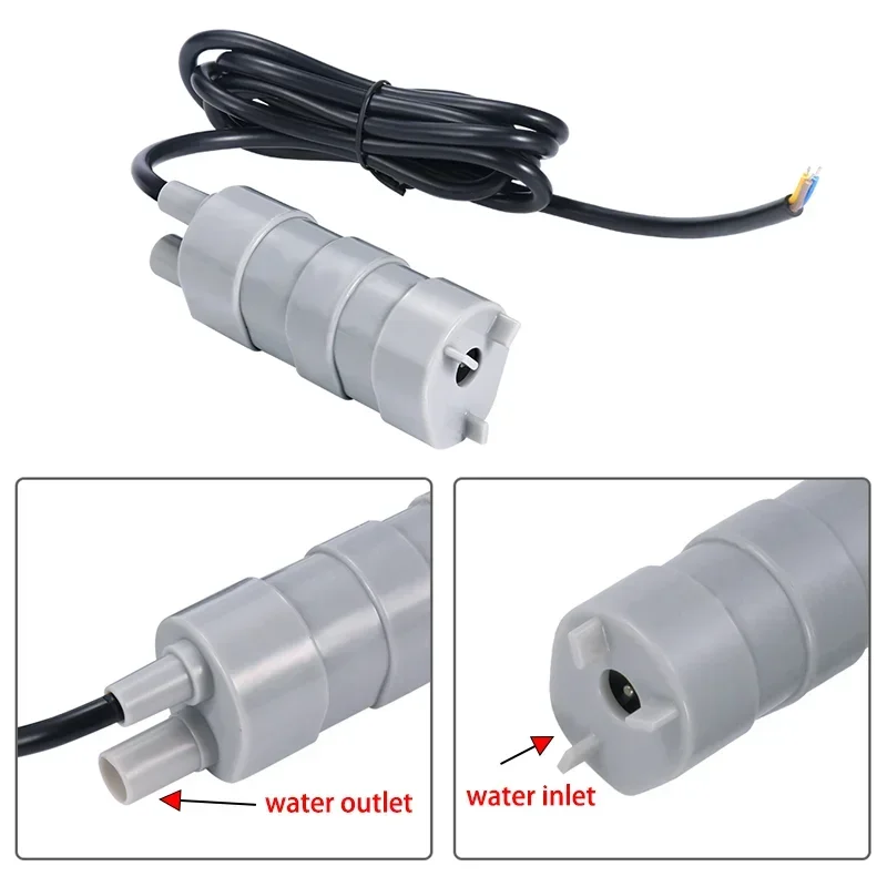 Super Quiet 12V 24V Brushless Motor Pump 1000l /H Micro Submersible Pump Water Drilling Machine Punch Water Supply Pump