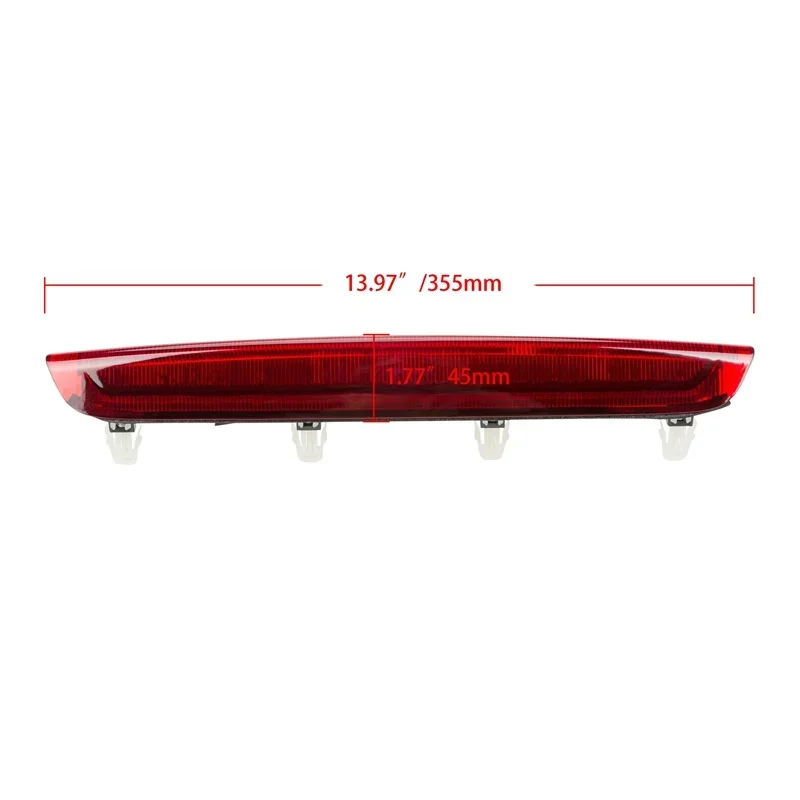 Car lampu rem ketiga LED mobil lampu rem dudukan tinggi otomatis untuk Audi A3/S3/RS3 5 pintu Hatchback 2004 2005-2012 Aksesori