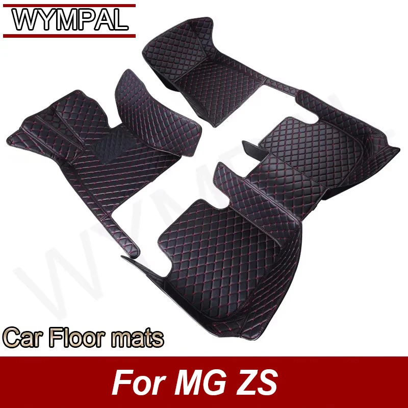 

Car Floor Mats For MG ZS MGZS EV ZX ZST EZS 2019~2024 Custom Auto Foot Pads Luxury Leather Carpet Interior Accessories 2022 2023