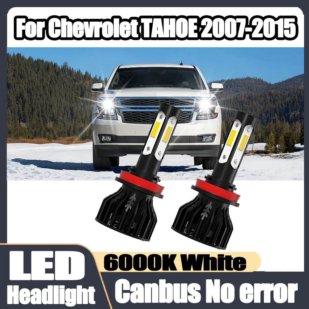 

2 шт. светодиодные фары Turbo Auto Lamps Canbus без ошибок для Chevrolet TAHOE 2007-2015