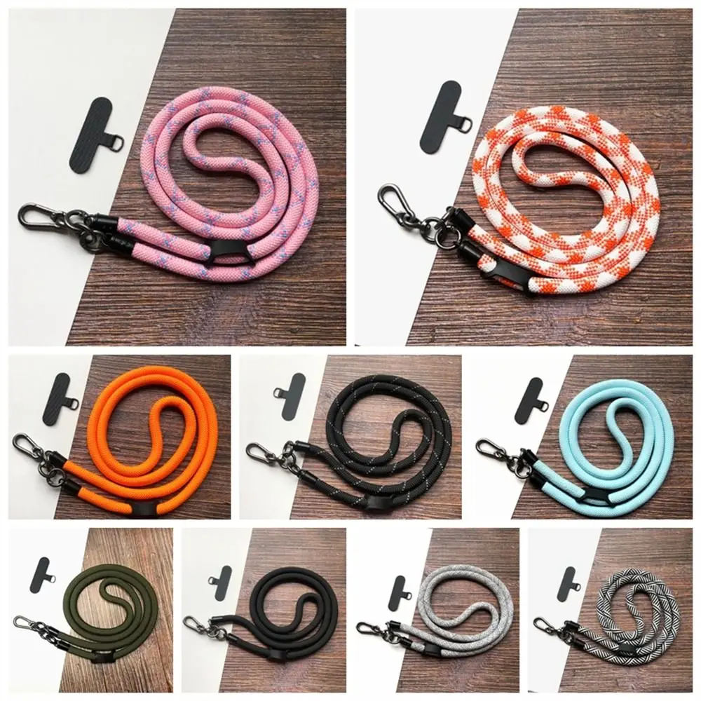 

Adjustable Crossbody Phone Lanyard Detachable Anti-lost Phone Neck Strap 8mm Rotatable Clasp Mobile Phone Strap Phone Charm