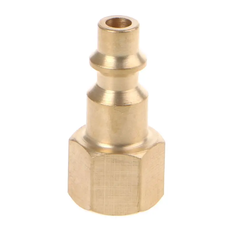 F92C Сплошная латунь 1/4 дюйма npt Quick Connector Air Hose Fittings Air компрессор соединитель PL