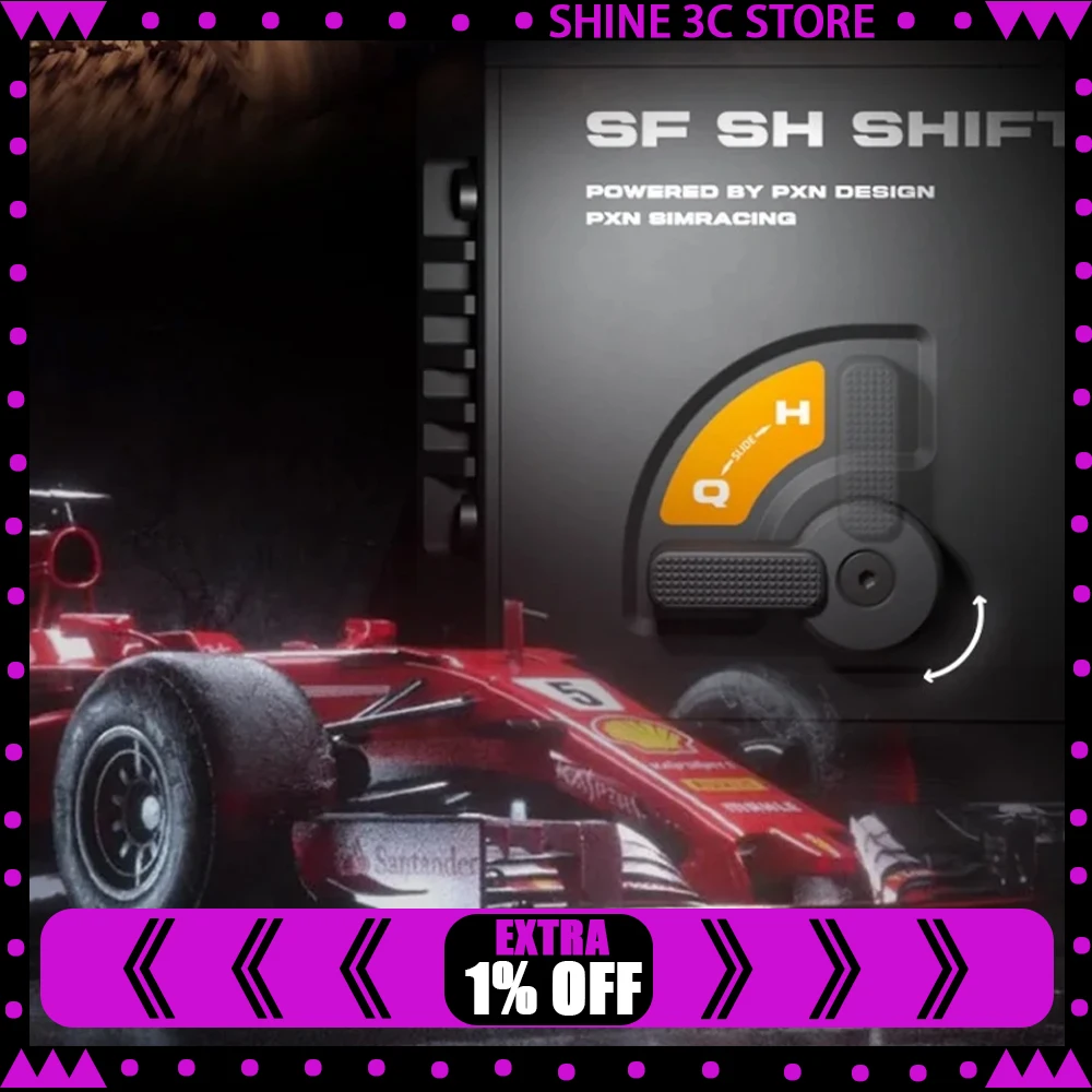 PXN SF SH Game Steering Wheel Sequence/H Gear Dual Model Switching PC Simulator Manual Gear Shift