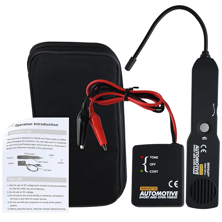 

Модернизированный линейный искатель линии/тестер короткого замыкания открытого цепа/прибор для диагностики неисправностей автомобиля EM415PRO нейтральный