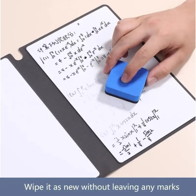 Notebook cancellabile multiuso Superfici in pelle PU Lavagna riutilizzabile portatile per appunti da ufficio per studenti 24,2