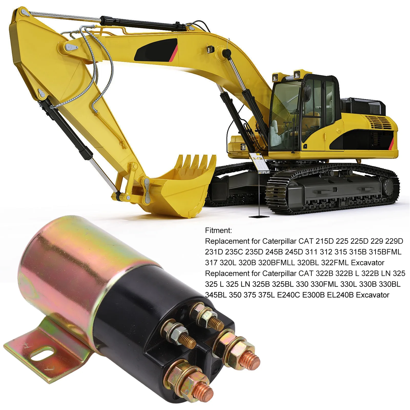 

Solenoid Magnetic Practical Power Solenoid Valve High Performance 165‑4026 Easy To Install for Excavator