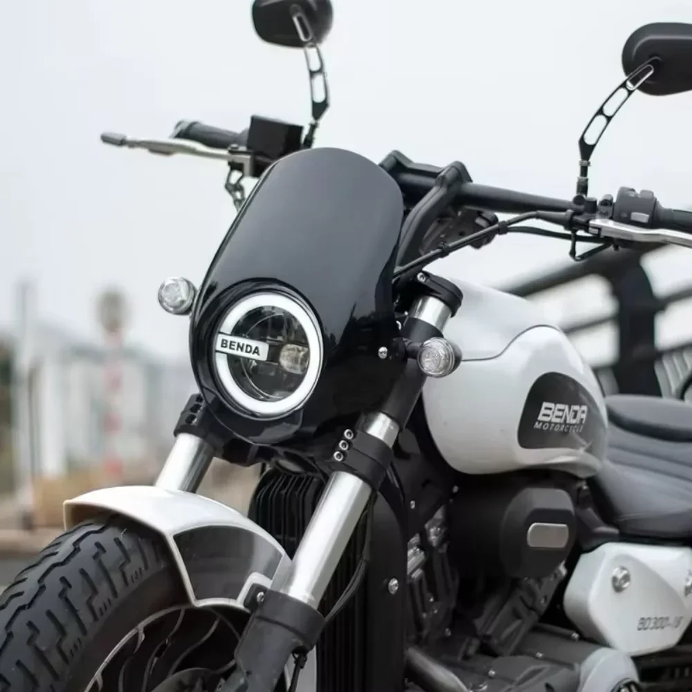 FOR Benda chinchilla300Rock300 OEM Standard Wind Deflector Pig Nose Headlight Fairing Streamlined Air Diversion Design Exclusive