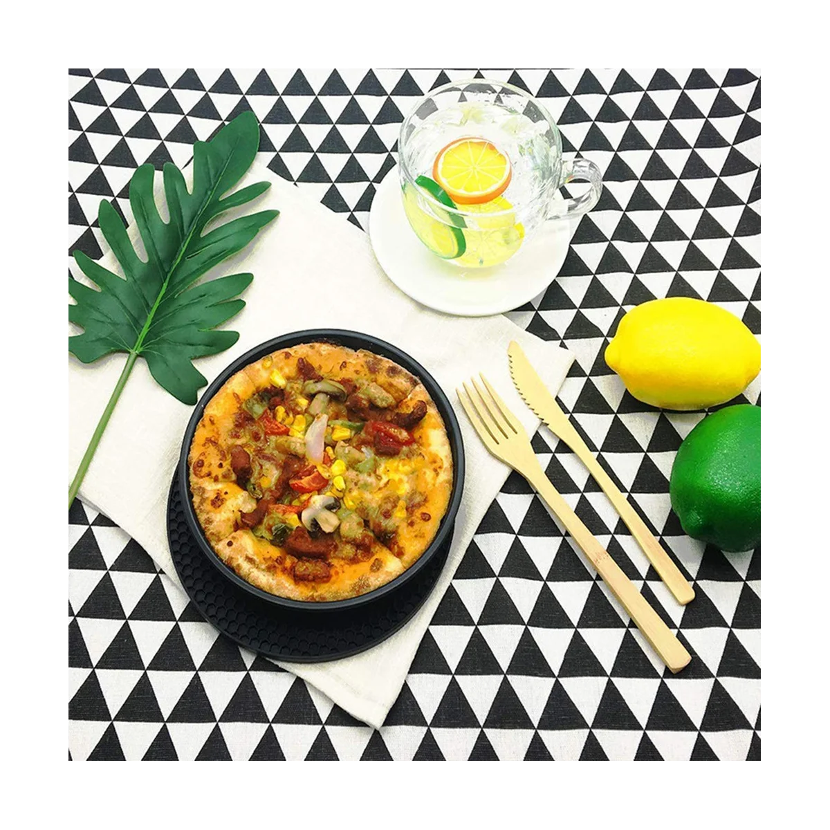 Acessórios Conjunto de cesta de cozimento de 8 polegadas é aplicável ao conjunto de 12 peças de 8 polegadas 4,8Qt-7,2Qt-Up Revestimento antiaderente