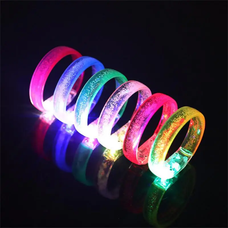 Cycling LED Light Up Armband Night Running Safety Walking Roller Skates Light Leg Warning Wristband Adjustable Wearable Arm Belt