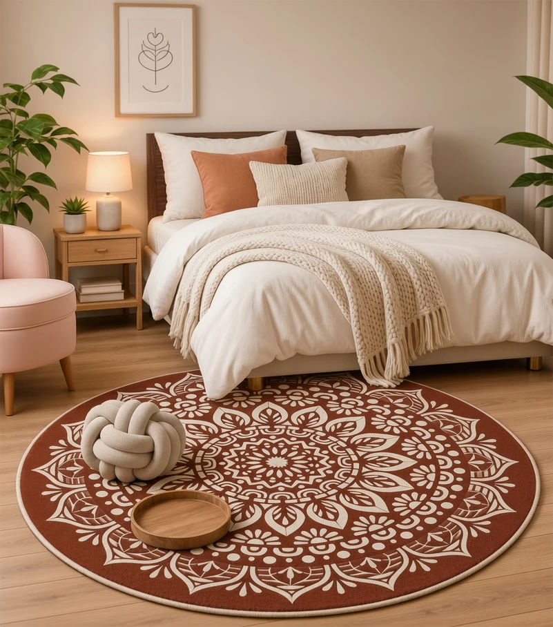 140cm - 220cm Stencil For Painting Decorative Stencils Walls Large Wall Custom Botanical Art Deco Giant Mandala Huge Round S383