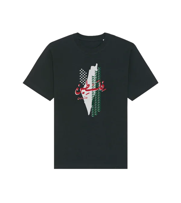 Men's Middle Eastern Inspired Art Graphic T-Shirt 2026 Summer Black Cotton Oversized Streetwear Tee for Cultural Fans