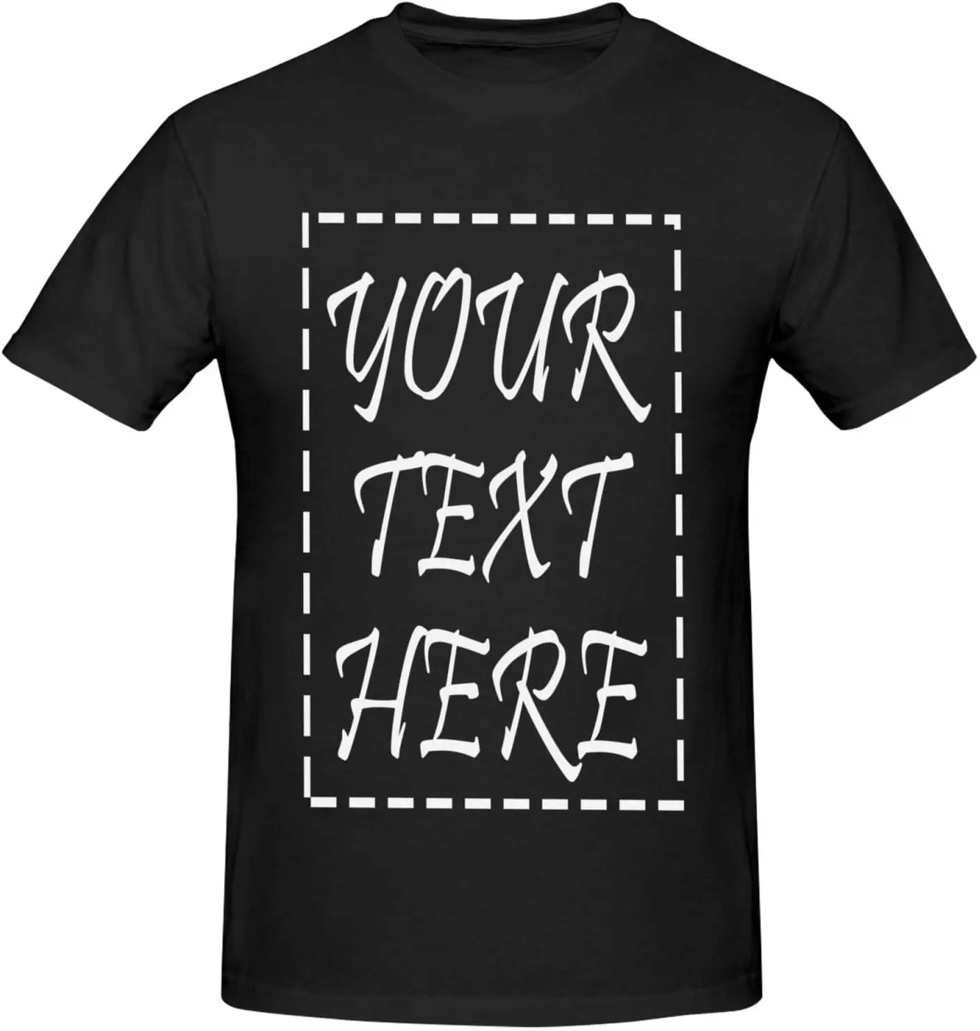 Custom T-Shirts for Men Women Adult Customize Your Image, Text & Photo Personalized Unisex Shirt Thanksgiving Gifts