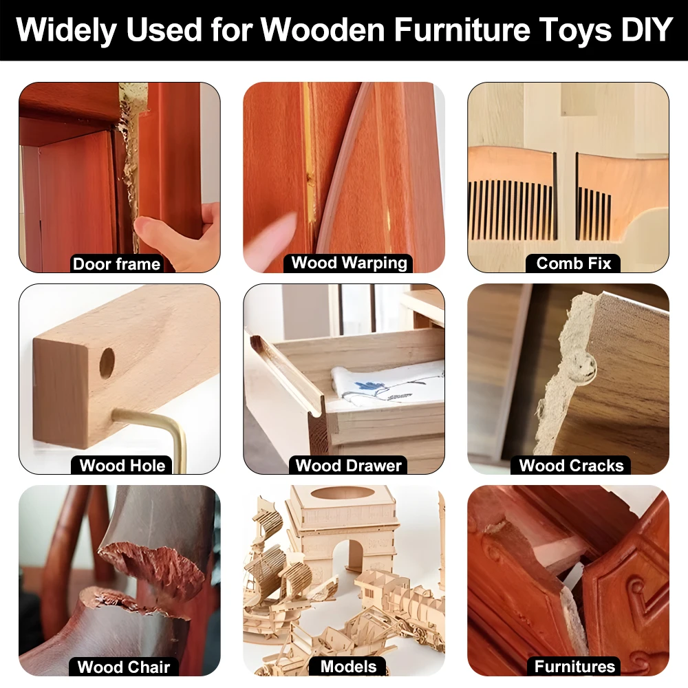Poderoso super cola de madeira modelo em miniatura plástico extra forte segundos instantâneos adesivo cianoacrilato de secagem rápida 502 ligação de precisão