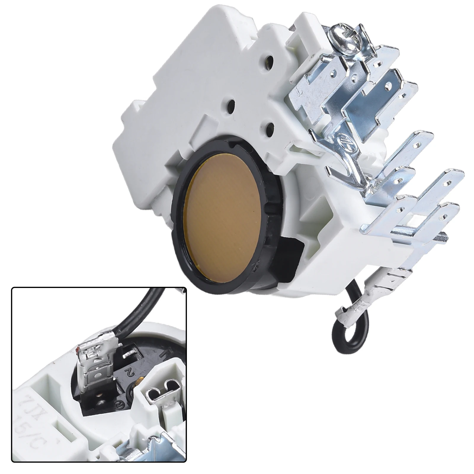 Convenient PTC Starter Relay Overload Protector Plastic Metal Easy Installation Wear-resistant Long-lasting Durability
