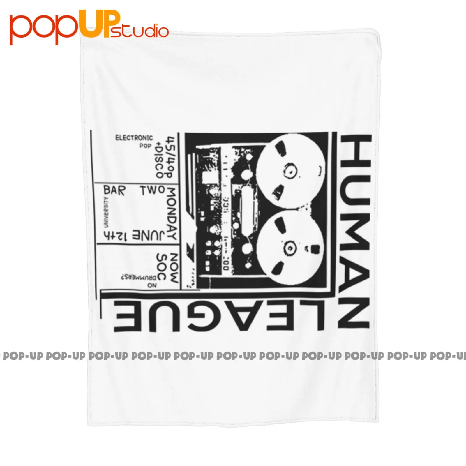 Human League Early Gig Flyer Gary Numan Kraftwerk Cabaret Voltaire Ultra-Soft Blanket Quilt Winter Sofa Cover Bed Covers