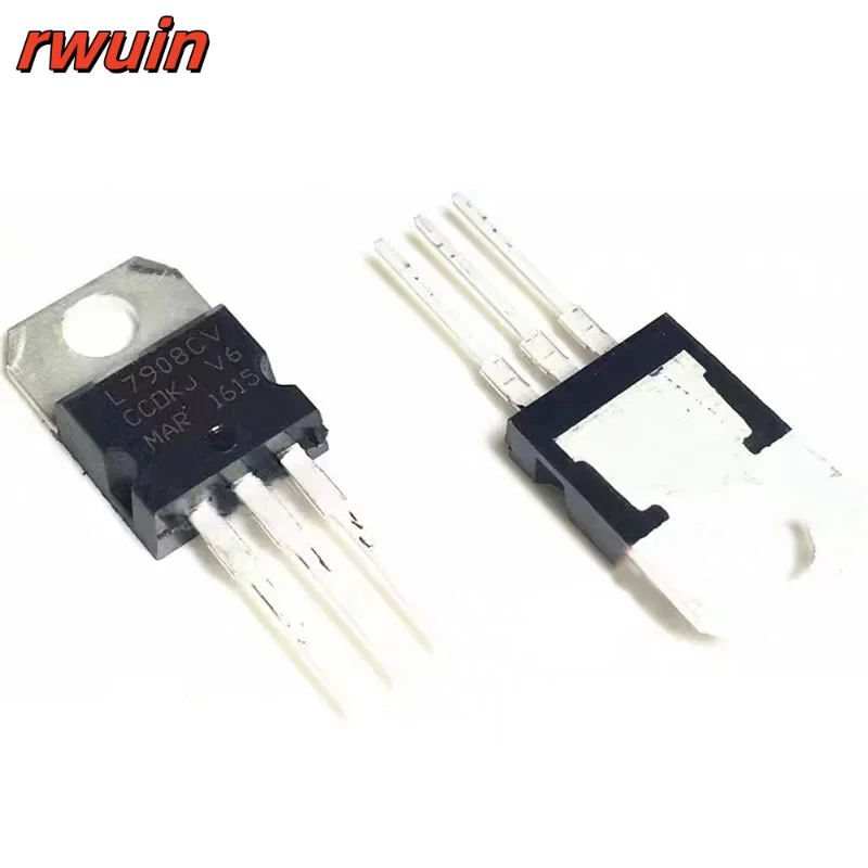 10PCS L7908CV ST Three-terminal Voltage Regulator Circuit  Directly Inserted  TO-220 8V