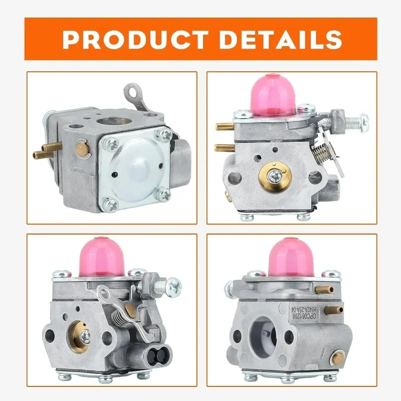 753-06190 Карбюратор для Troy Bilt TB22 TB22EC TB80EC Craftsman 25cc Bolens BL110, триммер Weedeater 75306190 WT973 WT-973 Carb 753-06190 Карбюратор для Troy Bilt TB22 TB22EC TB80EC Craftsman 25cc Bolens BL110, триммер Weedeater 75306190 WT973 WT-973 Carb