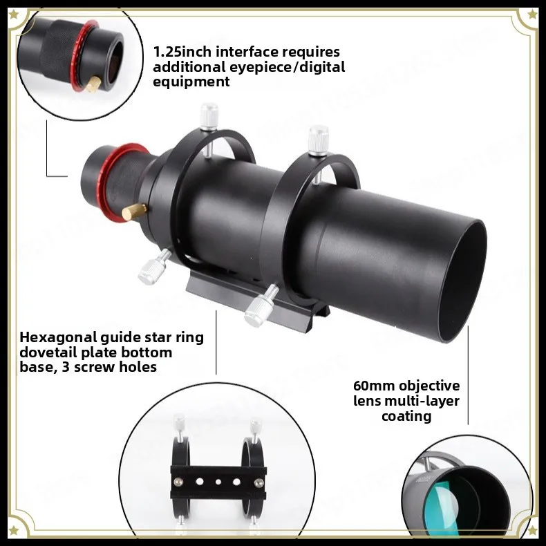 Astronomical Telescope 50183 Guide Star Mirror 60230 Guide Star Mirror Metal
