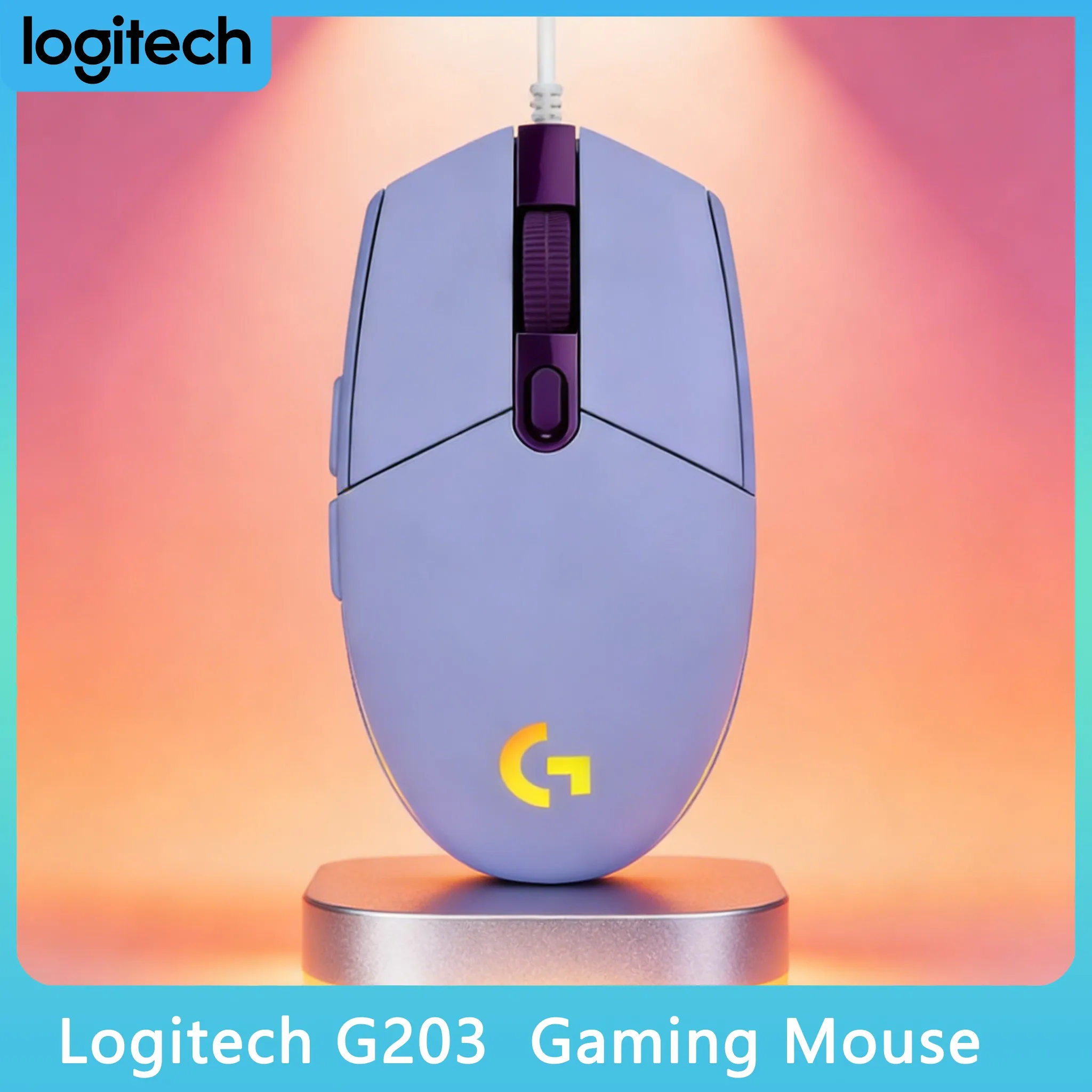 

Logitech G203 Gaming Mouse LIGHTSYNC RGB Ergonomic Design for Esports & Office